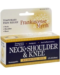 Frankincense and Myrrh Neck, Shoulder, and Knee Oil - 2 fl oz
