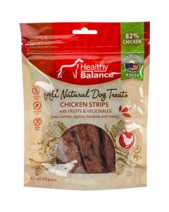 Ethical Pets Healthy Balance Dog Treats 4.5oz-Chicken Strips Fruit & Veggies