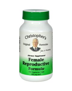 Dr. Christopher's Formulas Dr. Christopher's Female Reproductive Formula - 460 mg - 100 Vegetarian Capsules