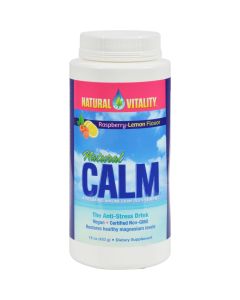 Natural Vitality Natural Calm Raspberry Lemon - 16 oz