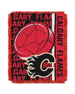 The Northwest Company Flames  48x60 Triple Woven Jacquard Throw - Double Play Series