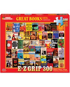 White Mountain Puzzles Jigsaw Puzzle 300 Pieces 24"X30"-Great Books