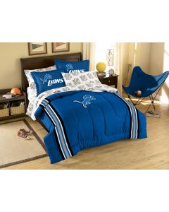 The Northwest Company Lions Full Bed in a Bag Set (NFL) - Lions Full Bed in a Bag Set (NFL)