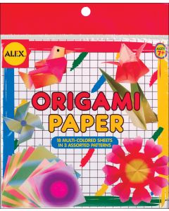 Alex Toys Origami Paper 6"X6" 18/Pkg-Assorted Prints