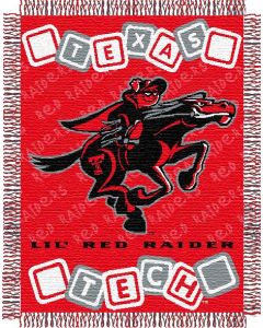 The Northwest Company Texas Tech baby 36"x 46" Triple Woven Jacquard Throw (College) - Texas Tech baby 36"x 46" Triple Woven Jacquard Throw (College)