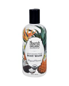 Nourish Body Wash - Organic - Tropical Coconut - 10 fl oz