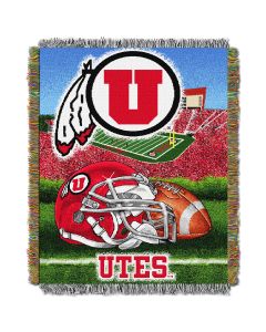 The Northwest Company Utah College "Home Field Advantage" 48x60 Tapestry Throw