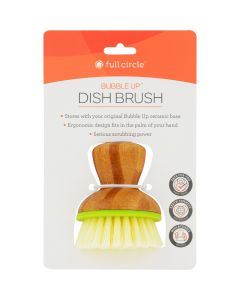 Full Circle Home Replacement Brush - Bubble Up Green - 6 ct
