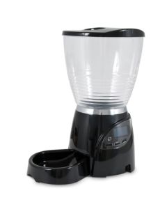 Petmate Le Bistro Programmable Feeder 10 lbs Large Black 10" x 15.8" x 18.2"