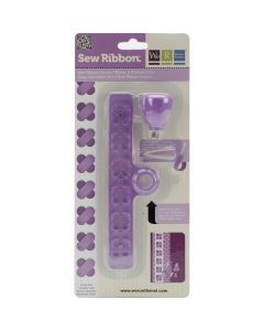 We R Memory Keepers Sew Ribbon Tool & Stencil-Flower