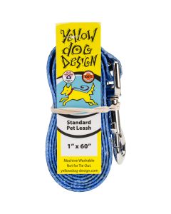 Yellow Dog Design Yellow Dog Lead 1"X60"-Bandana Blue
