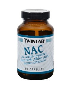 Twinlab NAC N-Acetyl Cysteine - 600 mg - 60 Capsules