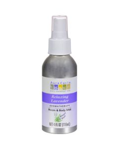 Aura Cacia Aromatherapy Mist Calming Lavender Harvest - 4 fl oz