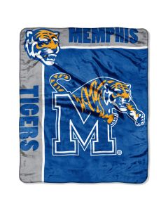 The Northwest Company Memphis "School Spirit" 50"x60" Raschel Throw (College) - Memphis "School Spirit" 50"x60" Raschel Throw (College)