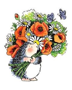 Penny Black Mounted Rubber Stamp 3.5"X4"-Bountiful