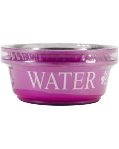 Buddy's Line Food & Water Set Small 1pt-Fuchsia