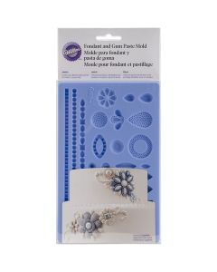 Wilton Fondant & Gum Paste Silicone Mold 5"X7.75"-Jewelry