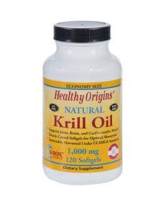Healthy Origins Krill Oil - 1000 mg - 120 Softgels