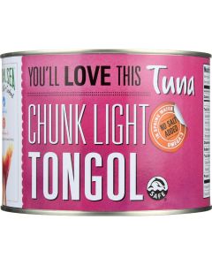 Natural Sea Tuna - Tongol - Chunk Light - No Salt Added - 66.5 oz - case of 6