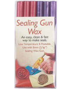Manuscript Pen Sealing Gun Wax Sticks 6/Pkg-Pink & Purple