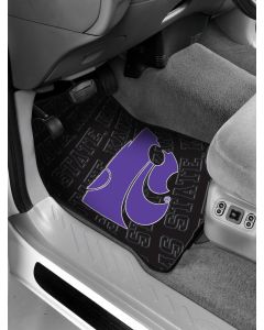 The Northwest Company Kansas State College Car Floor Mats (Set of 2) - Kansas State College Car Floor Mats (Set of 2)