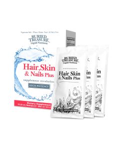 Buried Treasure Hair, Skin & Nails Plus - Single Serve Nutripacs - Case of 12