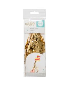 We R Memory Keepers We R DIY Party Mini Pinata Pull Tabs 3/Pkg-Gold