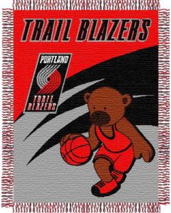 The Northwest Company Trail blazers 044 baby 36"x 46" Triple Woven Jacquard Throw (NBA) - Trail blazers 044 baby 36"x 46" Triple Woven Jacquard Throw (NBA)