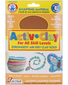 Activa Activ-Clay Air-Dry Clay 1lb-Terra Cotta