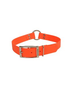 Remington Waterproof Hound Dog Collar with Center Ring Orange 22" x 1" x 0.2"
