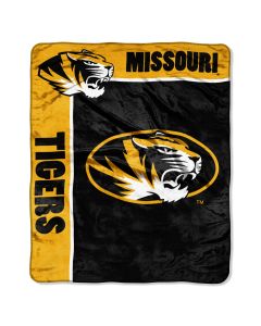 The Northwest Company Missouri  "School Spirit" 50"x60" Raschel Throw (College) - Missouri  "School Spirit" 50"x60" Raschel Throw (College)