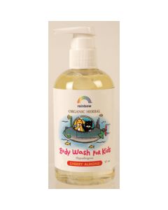Rainbow Research Organic Herbal Body Wash For Kids Cherry Almond Scent - 8.5 fl oz