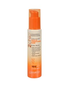 Giovanni Hair Care Products 2chic Conditioning Elixir - Ultra-Volume Tangerine and Papaya Butter - 4 fl oz