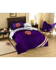 The Northwest Company Clemson Twin Bed in a Bag Set (College) - Clemson Twin Bed in a Bag Set (College)
