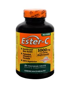American Health Ester-C with Citrus Bioflavonoids - 1000 mg - 180 Vegetarian Tablets
