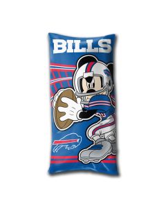 The Northwest Company Bills 18"x36" Mickey Juvenile Folded Body Pillow (NFL) - Bills 18"x36" Mickey Juvenile Folded Body Pillow (NFL)