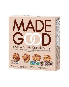 Made Good Granola Minis - Chocolate Chip - Case of 6 - 3.4 oz.