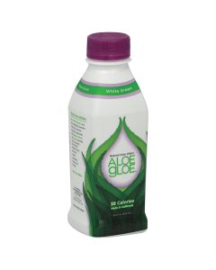 Aloe Gloe White Grape Organic Aloe Water - Case of 12 - 15.2 fl oz.