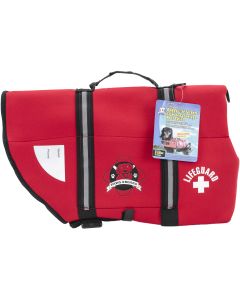 Fido Pet Products Paws Aboard Neoprene Doggy Life Jacket Extra Large-Red