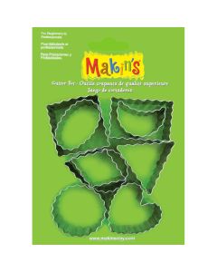 Makin's USA Makin's Clay Cutters 9/Pkg-Crinkle