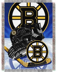 The Northwest Company Bruins  "Home Ice Advantage" 48x60 Tapestry Throw