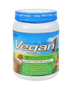 Nutrition53 Vegan1 Shake - Chocolate - Gluten Free - 1.5 lbs