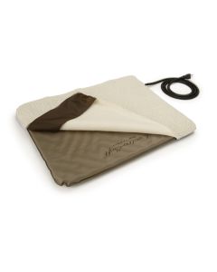 Lectro-Soft Cover - K&H Pet Products Lectro-Soft Heated Outdoor Bed Medium Tan 19" x 24" x 1.5"