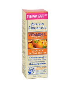 Avalon Organics Vitality Facial Serum Vitamin C - 1 fl oz