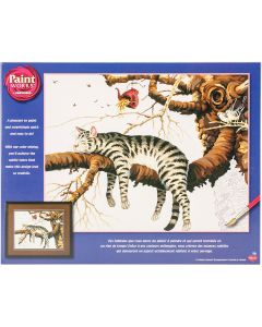 Dimensions Paint Works Paint By Number Kit 14"X11"-Too Pooped By Charles Wysocki