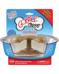 Loving Pets Products Gobble Stopper -For Bowls Up To 8"+ In Diameter- - Gobble Stopper -For Bowls Up To 8"+ In Diameter-