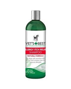 Vet's Best Allergy Itch Relief Dog Shampoo 16oz Green 2.45" x 2.45" x 8"