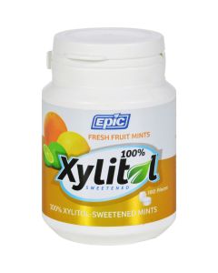 Epic Dental Mints - Fruit Xylitol Bottle - 180 ct