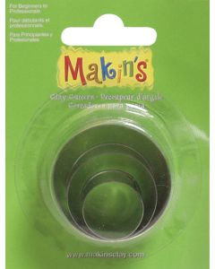 Makin's USA Makin's Clay Cutters 3/Pkg-Round
