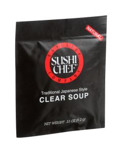 Sushi Chef Soup Mix - Clear - Traditional Japanese Stye - .33 oz - Case of 12